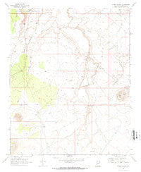 Roden Crater Arizona Historical topographic map, 1:24000 scale, 7.5 X 7.5 Minute, Year 1969