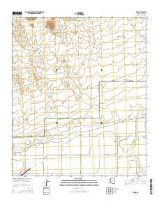 Roll Arizona Current topographic map, 1:24000 scale, 7.5 X 7.5 Minute, Year 2014