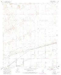 Roll Arizona Historical topographic map, 1:24000 scale, 7.5 X 7.5 Minute, Year 1955