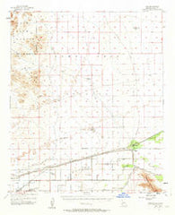 Roll Arizona Historical topographic map, 1:62500 scale, 15 X 15 Minute, Year 1955