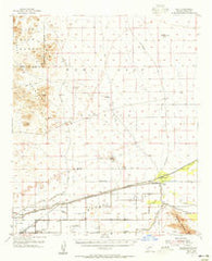 Roll Arizona Historical topographic map, 1:62500 scale, 15 X 15 Minute, Year 1955