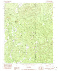Roof Butte Arizona Historical topographic map, 1:24000 scale, 7.5 X 7.5 Minute, Year 1982