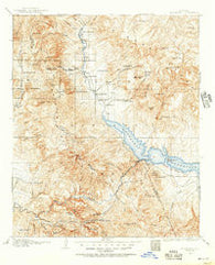 Roosevelt Arizona Historical topographic map, 1:125000 scale, 30 X 30 Minute, Year 1907