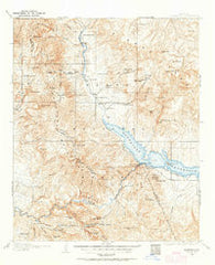 Roosevelt Arizona Historical topographic map, 1:125000 scale, 30 X 30 Minute, Year 1907
