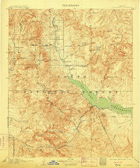 Roosevelt Arizona Historical topographic map, 1:125000 scale, 30 X 30 Minute, Year 1909