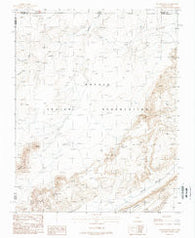 Rooster Rock Arizona Historical topographic map, 1:24000 scale, 7.5 X 7.5 Minute, Year 1988