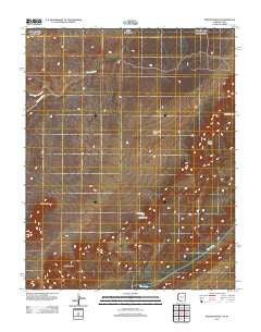 Rooster Rock Arizona Historical topographic map, 1:24000 scale, 7.5 X 7.5 Minute, Year 2011