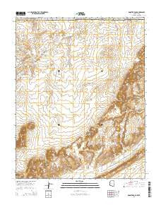 Rooster Rock Arizona Current topographic map, 1:24000 scale, 7.5 X 7.5 Minute, Year 2014