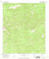 Rose Peak Arizona Historical topographic map, 1:24000 scale, 7.5 X 7.5 Minute, Year 1967