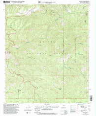 Rose Peak Arizona Historical topographic map, 1:24000 scale, 7.5 X 7.5 Minute, Year 1997