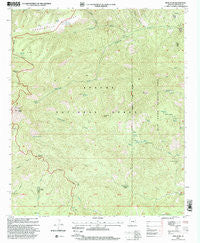 Rose Peak Arizona Historical topographic map, 1:24000 scale, 7.5 X 7.5 Minute, Year 1997