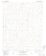 Rosebud Tank Arizona Historical topographic map, 1:24000 scale, 7.5 X 7.5 Minute, Year 1981