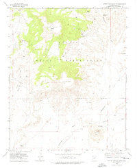 Rotten Bananas Butte Arizona Historical topographic map, 1:24000 scale, 7.5 X 7.5 Minute, Year 1972