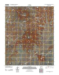 Rotten Bananas Butte Arizona Historical topographic map, 1:24000 scale, 7.5 X 7.5 Minute, Year 2011