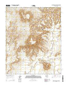 Rotten Bananas Butte Arizona Current topographic map, 1:24000 scale, 7.5 X 7.5 Minute, Year 2014