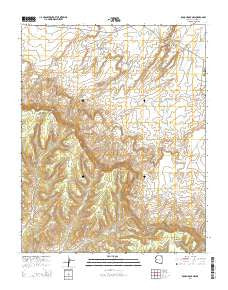 Rough Rock NW Arizona Current topographic map, 1:24000 scale, 7.5 X 7.5 Minute, Year 2014