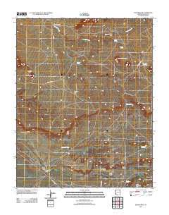 Round Rock Arizona Historical topographic map, 1:24000 scale, 7.5 X 7.5 Minute, Year 2011