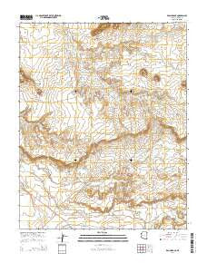 Round Rock Arizona Current topographic map, 1:24000 scale, 7.5 X 7.5 Minute, Year 2014