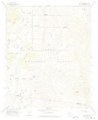 Rover Peak Arizona Historical topographic map, 1:24000 scale, 7.5 X 7.5 Minute, Year 1967