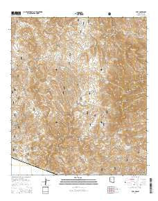 Ruby Arizona Current topographic map, 1:24000 scale, 7.5 X 7.5 Minute, Year 2014