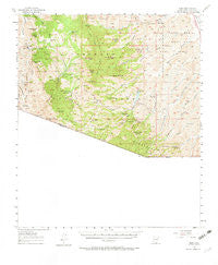 Ruby Arizona Historical topographic map, 1:62500 scale, 15 X 15 Minute, Year 1957