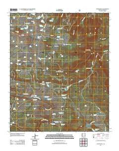 Rudd Knoll Arizona Historical topographic map, 1:24000 scale, 7.5 X 7.5 Minute, Year 2011