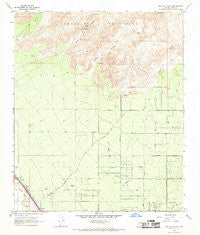 Ruelas Canyon Arizona Historical topographic map, 1:24000 scale, 7.5 X 7.5 Minute, Year 1968