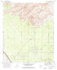 Ruelas Canyon Arizona Historical topographic map, 1:24000 scale, 7.5 X 7.5 Minute, Year 1968
