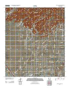 Ruelas Canyon Arizona Historical topographic map, 1:24000 scale, 7.5 X 7.5 Minute, Year 2011