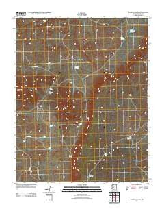 Russell Spring Arizona Historical topographic map, 1:24000 scale, 7.5 X 7.5 Minute, Year 2011