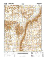 Russell Spring Arizona Current topographic map, 1:24000 scale, 7.5 X 7.5 Minute, Year 2014