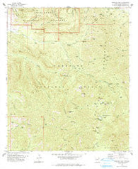 Rustler Park Arizona Historical topographic map, 1:24000 scale, 7.5 X 7.5 Minute, Year 1978