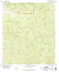 Rustler Park Arizona Historical topographic map, 1:24000 scale, 7.5 X 7.5 Minute, Year 1978