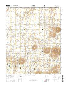S P Mountain Arizona Current topographic map, 1:24000 scale, 7.5 X 7.5 Minute, Year 2014