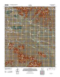 Sacaton Arizona Historical topographic map, 1:24000 scale, 7.5 X 7.5 Minute, Year 2011