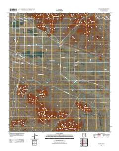 Sacaton Arizona Historical topographic map, 1:24000 scale, 7.5 X 7.5 Minute, Year 2011