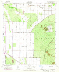 Sacaton Butte Arizona Historical topographic map, 1:24000 scale, 7.5 X 7.5 Minute, Year 1952
