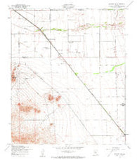 Sacaton NE Arizona Historical topographic map, 1:24000 scale, 7.5 X 7.5 Minute, Year 1956