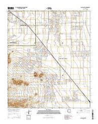 Sacaton NE Arizona Current topographic map, 1:24000 scale, 7.5 X 7.5 Minute, Year 2014