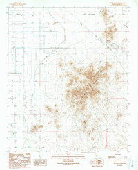 Saddle Mountain Arizona Historical topographic map, 1:24000 scale, 7.5 X 7.5 Minute, Year 1989