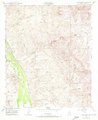 Saddle Mtn. Arizona Historical topographic map, 1:24000 scale, 7.5 X 7.5 Minute, Year 1949