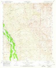 Saddle Mtn. Arizona Historical topographic map, 1:24000 scale, 7.5 X 7.5 Minute, Year 1949