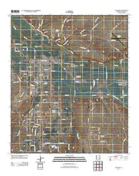 Safford Arizona Historical topographic map, 1:24000 scale, 7.5 X 7.5 Minute, Year 2011