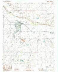 Safford Arizona Historical topographic map, 1:24000 scale, 7.5 X 7.5 Minute, Year 1985