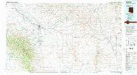 Safford Arizona Historical topographic map, 1:100000 scale, 30 X 60 Minute, Year 1994