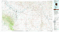 Safford Arizona Historical topographic map, 1:100000 scale, 30 X 60 Minute, Year 1994