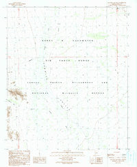 Saguaro Gap Well Arizona Historical topographic map, 1:24000 scale, 7.5 X 7.5 Minute, Year 1990
