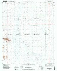 Saguaro Gap Well Arizona Historical topographic map, 1:24000 scale, 7.5 X 7.5 Minute, Year 1996