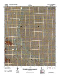 Saguaro Gap Well Arizona Historical topographic map, 1:24000 scale, 7.5 X 7.5 Minute, Year 2011