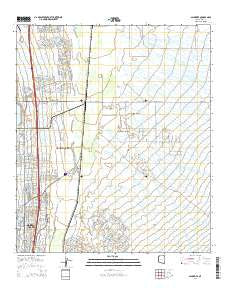 Sahuarita Arizona Current topographic map, 1:24000 scale, 7.5 X 7.5 Minute, Year 2014